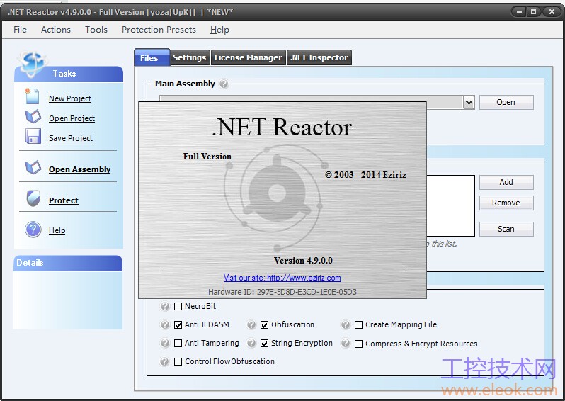 Eziriz .Net Reactor V4.9.0.0 - 上位机开发及系统管理- ELEOK